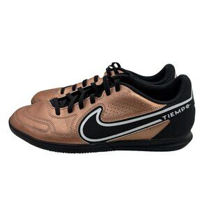 Nike Tiempo Legend 9 Soccer Shoes Mens 7.5 Copper Brown Indoor Court DA1189-810